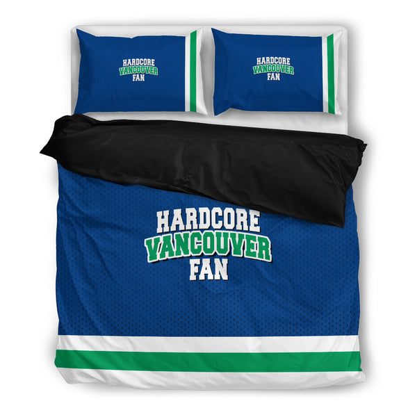 Hardcore Vancouver Fan Bedding Set - Black
